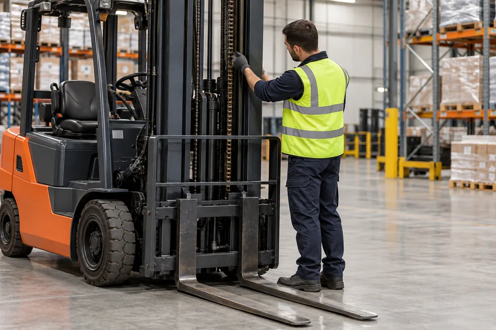 Forklift thorough examination enquiries with defined scope, reporting and next steps.